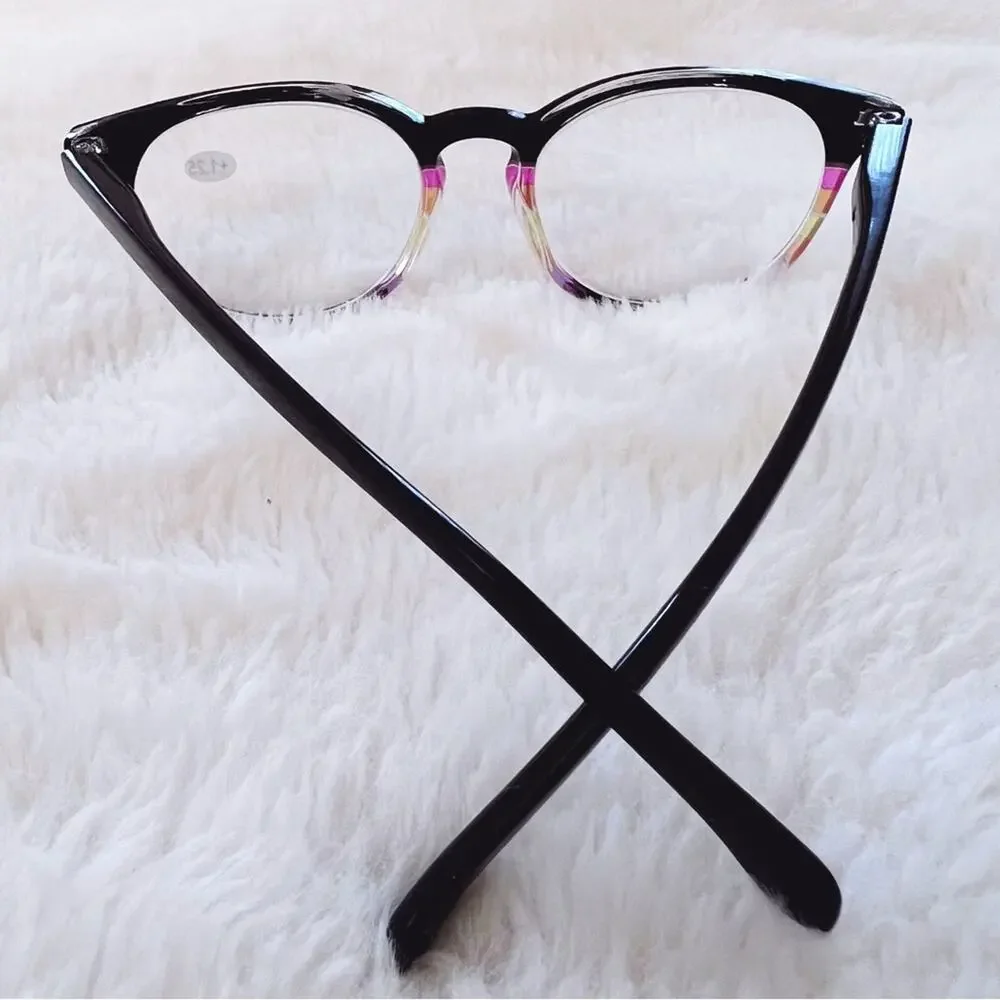 Zoe Brown Multi-Color Round Reader Glasses
